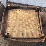 3-seater sofa and 2 armchairs set Maison Jansen 1960