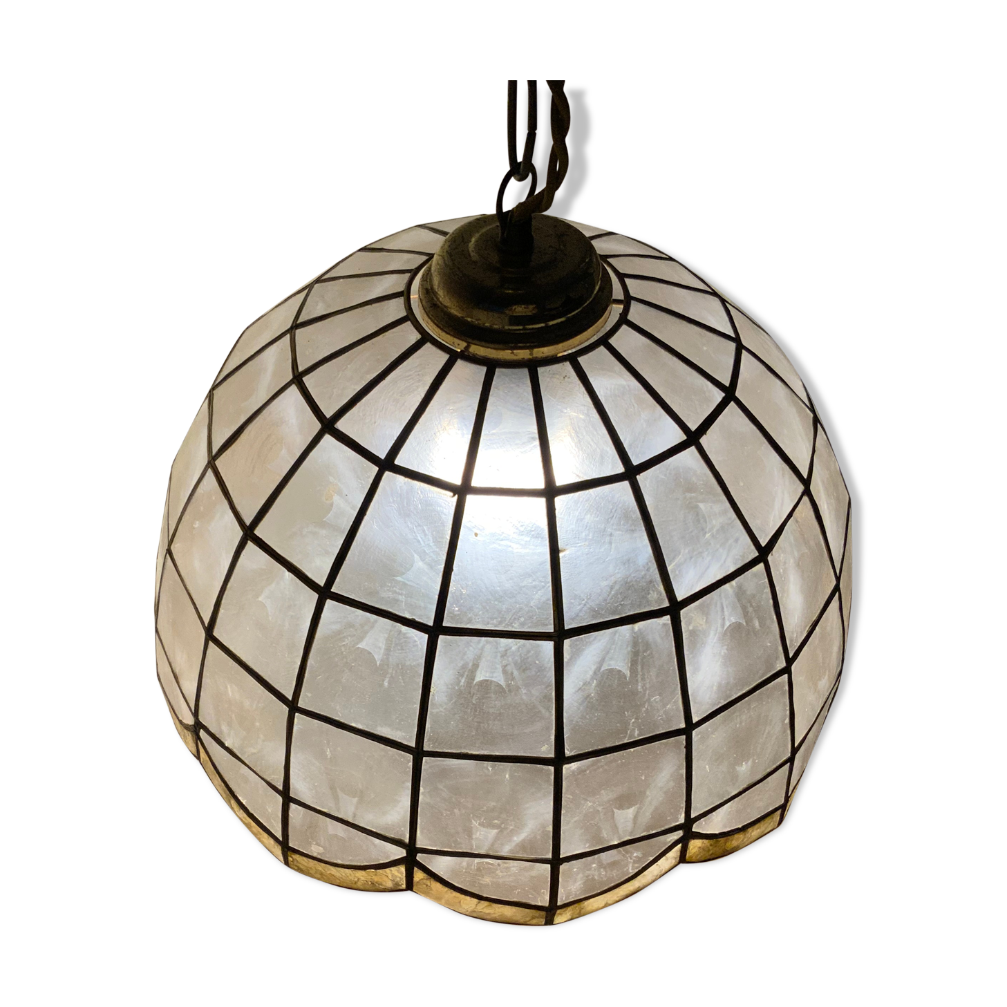 Vintage brass hanging