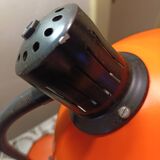 Orange and black aluminor desk lamp