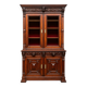 Library and buffet in antique Renaissance style. Beautiful sculptures. Solid oak. France. 19th century.