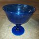 Glass cup of Biot, cobalt blue