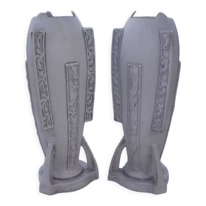 Paire de vases Art-deco - royal