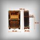 Secretary in precious wood marquetry, Napoleonic III period – Mid 19th century