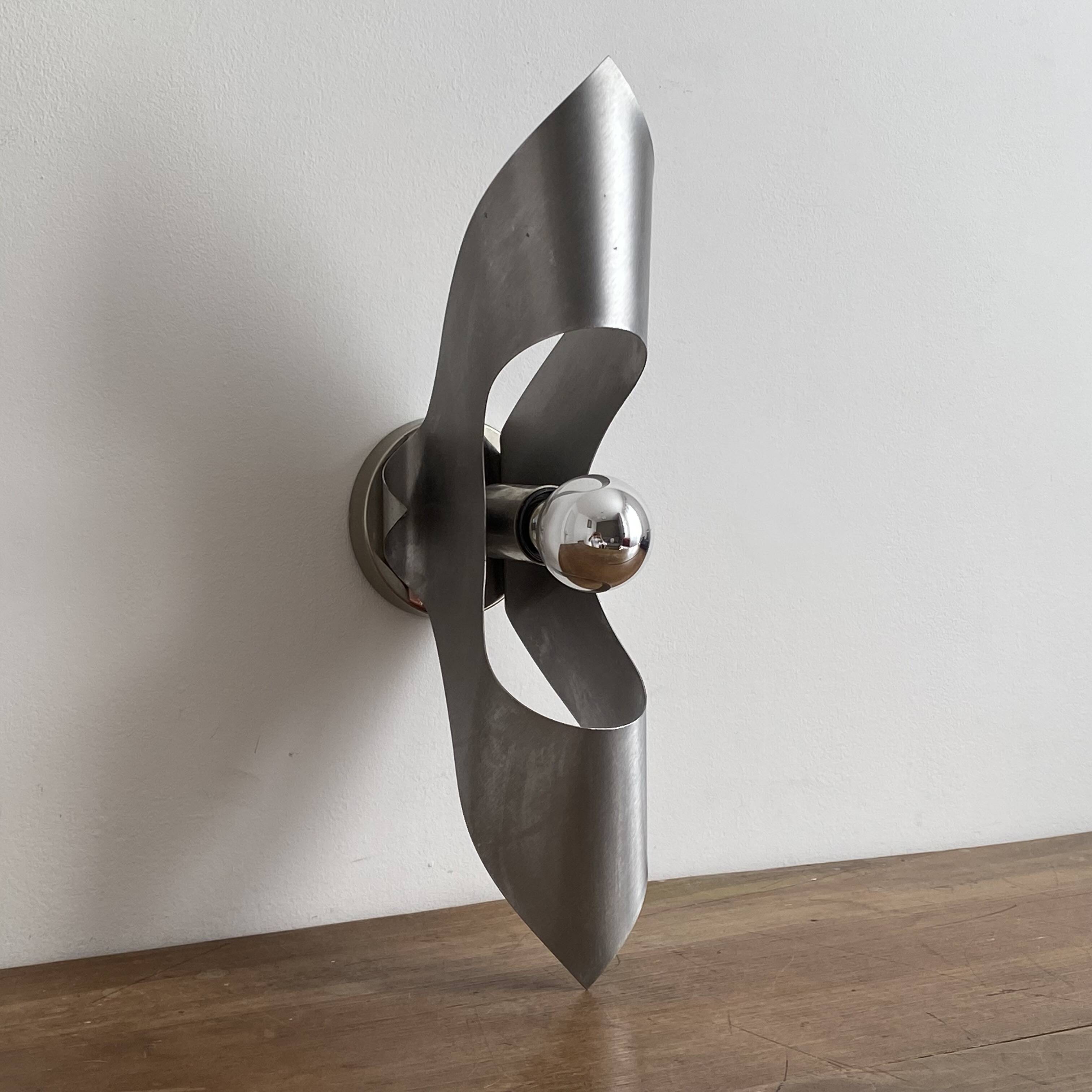 Large Oxar wall light. 1970. Space age. 47x12.