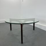 Rosewood coffee table by Sven Ellekaer for Christian Linneberg Mobelfabrik, 1960s