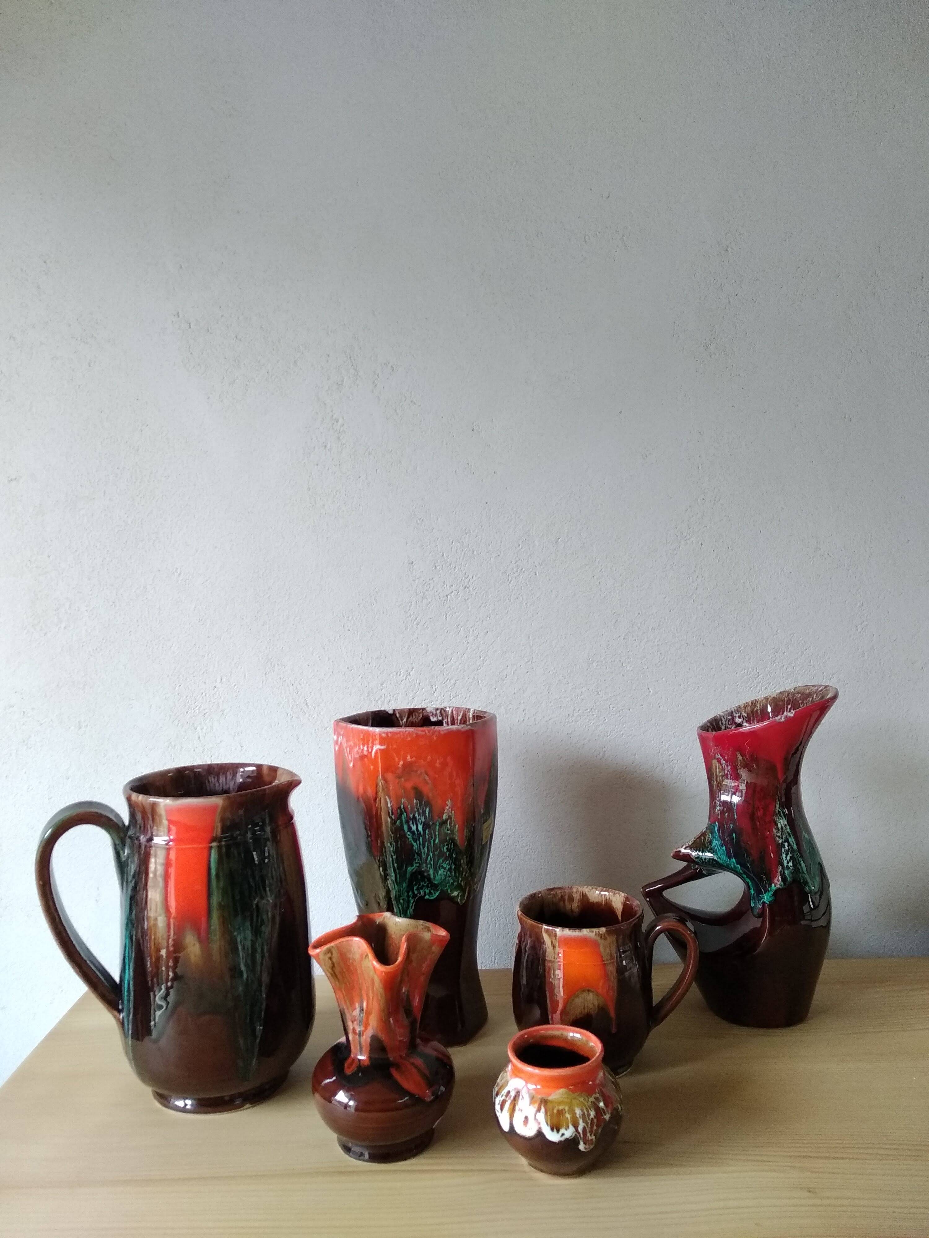 Vintage Vallauris ceramic vase