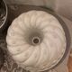 White porcelain kouglof mold
