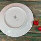 6 dessert plates vintage cherry Limoges porcelain