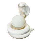 Cobra snake lamp 1970 1980 Avobin Italy