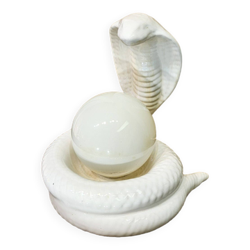 Cobra snake lamp 1970 1980 Avobin Italy