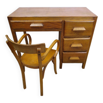 Bureau enfant avec chaise baumann