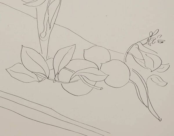 Henri Matisse : Table à la nature morte, lithographie signée