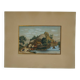 Ad. Moret "Antique Scene" Gouache watercolour signed and dated 1902