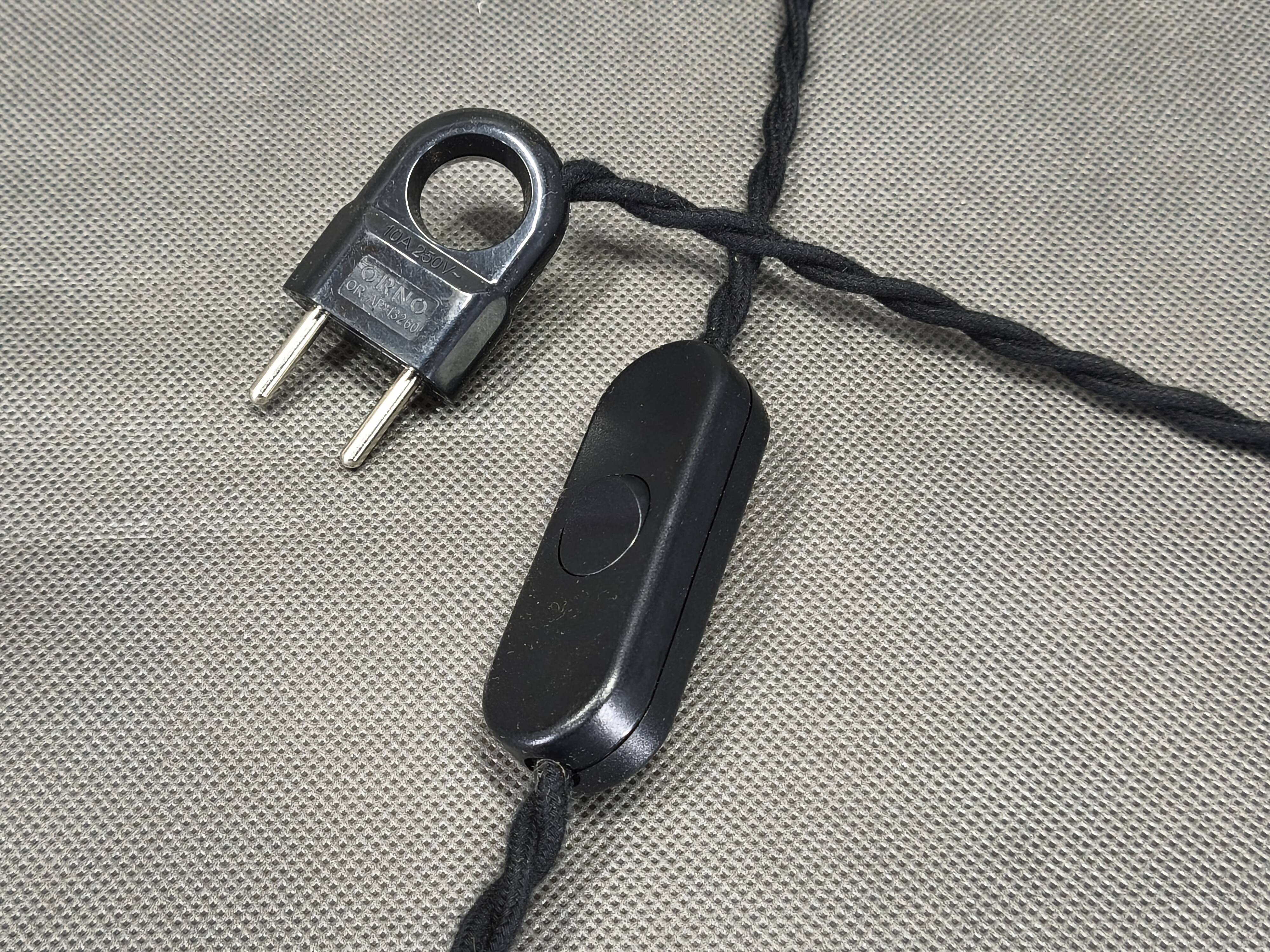 Danish Mid Century Teak Table Lamp with Red Shade, 1960s