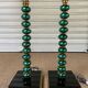 Pair of lamp legs / Murano glass / 1980