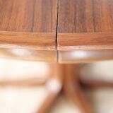 Danish dining table in rosewood.