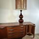 Vintage 70's glazed ceramic lamp