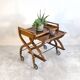 Beautiful pair of vintage teak tables – Serving table - Benoit-Guyot Lyon