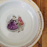 Vintage porcelain hollow plates