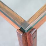 Table basse en palissandre minimaliste danoise, années 1960