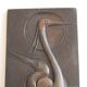 Mid-Century Relief with Herons