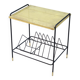 Table d'appoint, porte-vinyles