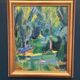 Original Swedish Oil on Panel – “Forest” by Gerhard Lundberg – Dated 1943