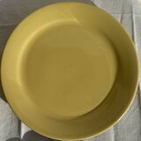 Set of 6 modern yellow dessert plates D19