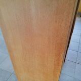 Wood and rattan cabinet