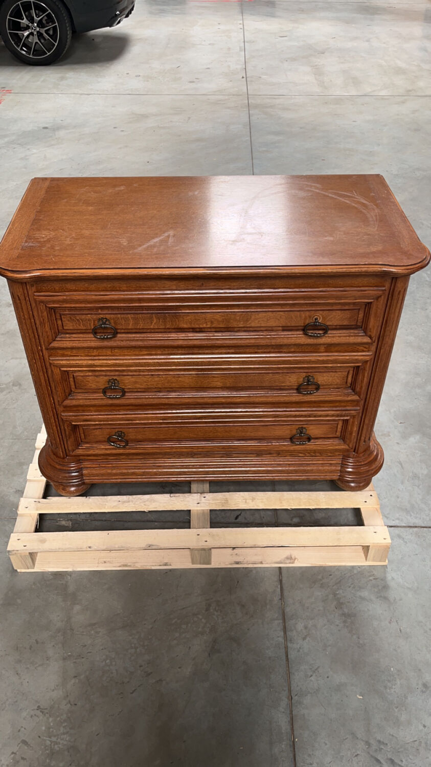 Tricoire solid oak chest of drawers