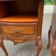 2 Louis XV bedside tables in cherry wood from 1960.