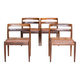 Set of 4 Danish chairs model 301 by Kai Kristiansen.