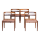 Set of 4 Danish chairs model 301 by Kai Kristiansen.