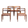 Set of 4 Danish chairs model 301 by Kai Kristiansen.