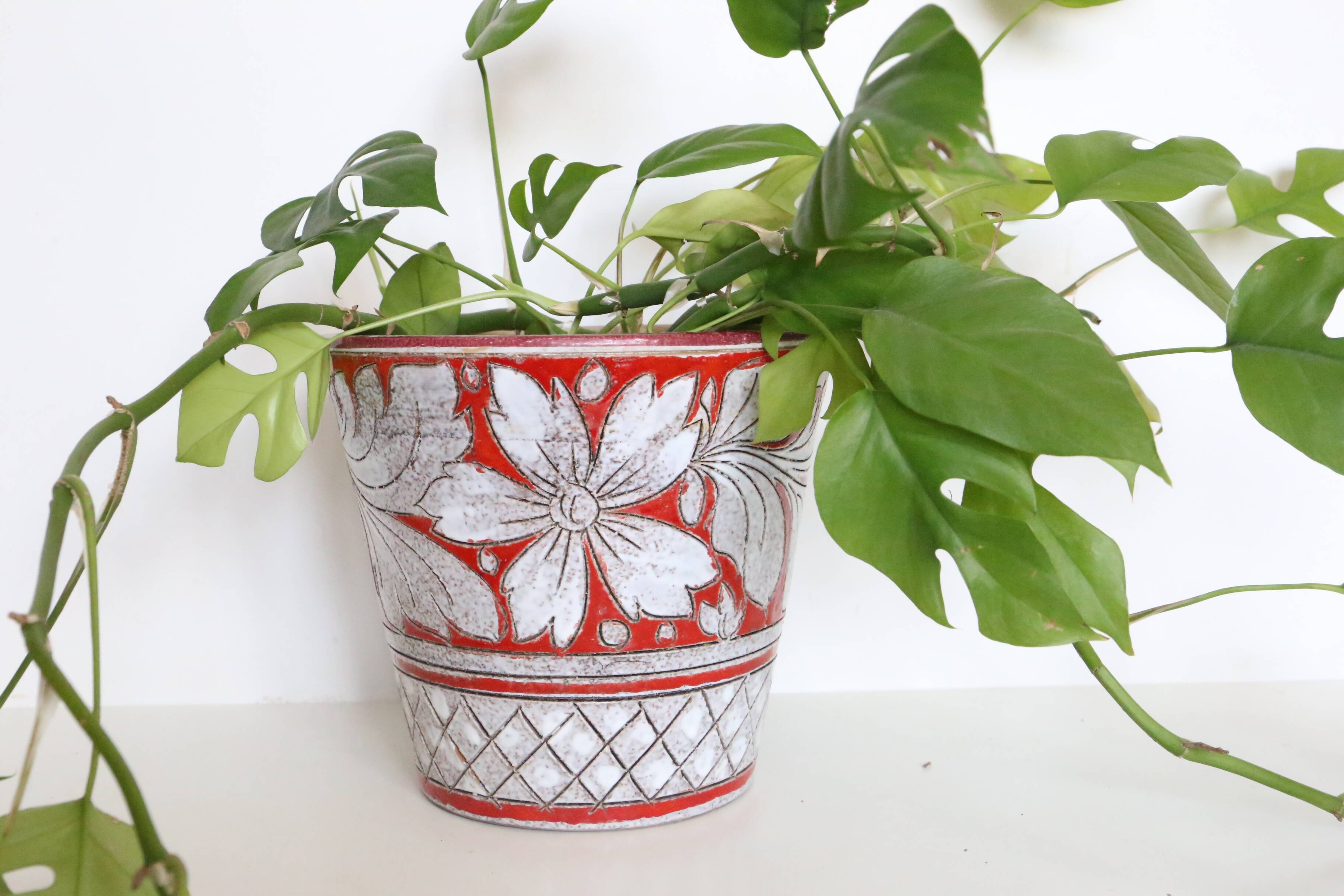 Italian ceramic planter by Fratelli Fanciullacci, circa 1950/60 /