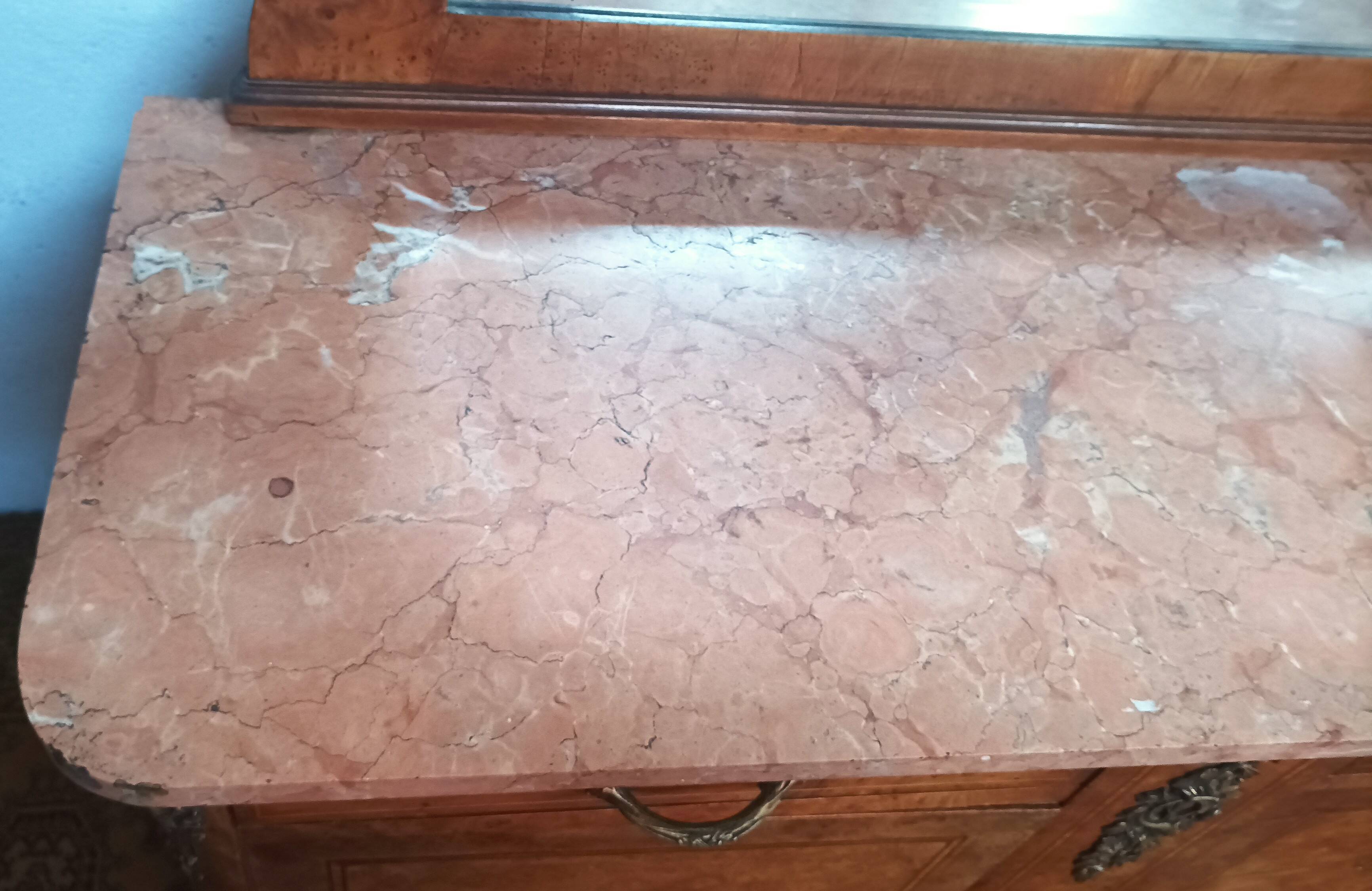 Art Deco burr walnut sideboard