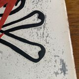 old polish email plate danger skull