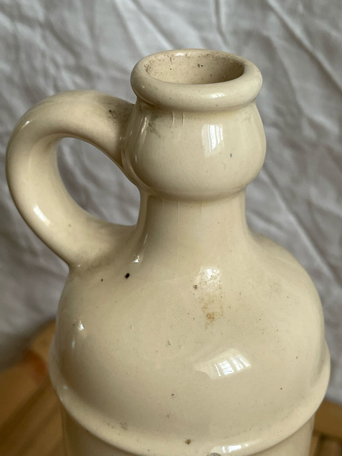 Poët-Laval stoneware jug with one handle
