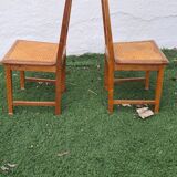 Pair of art and kraft chairs