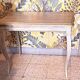 Rectangular coffee table in solid wood, painted and patinated with gold, 1950s