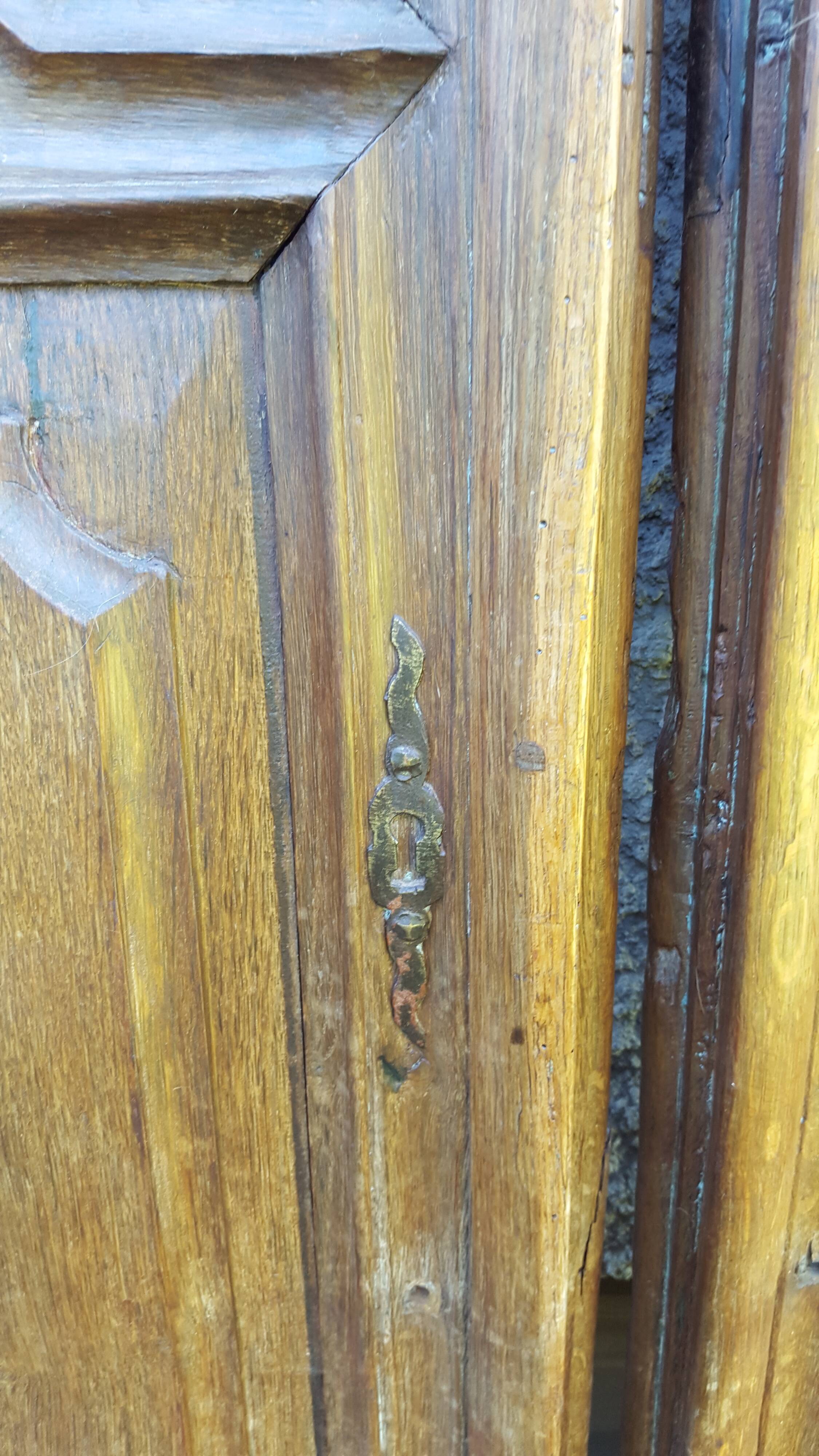 Pair of 18th-century carved doors with patères