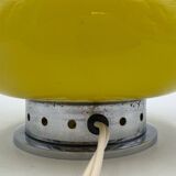 Murano Glass Yellow Table Lamp Mazzega, 60s