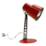 Vintage Targetti Sankey Orange Desk Lamp, Italian 70s Design