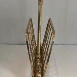 Brass magazine holder