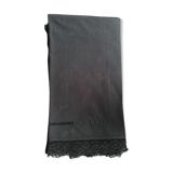 Old black tablecloth