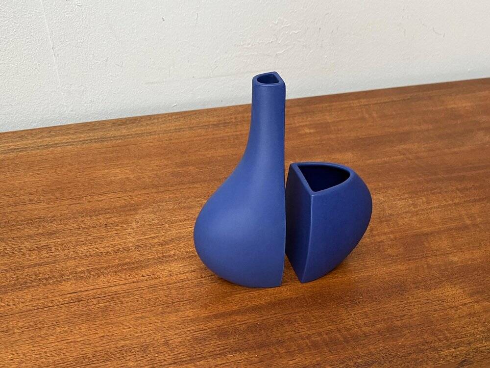 Postmodern minimalist vases from Bel Mondo, Italy, 1980s, set of 2.