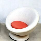 vintage design space age swivel ball chair