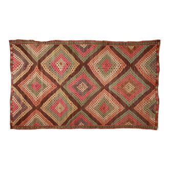 Tapis kilim artisanal anatolien 300 cm x 186 cm