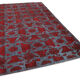 Hand-Knotted Antique Turkish 1980s 173 cm x 296 cm Red Carpet