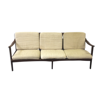 Scandinavian rosewood sofa